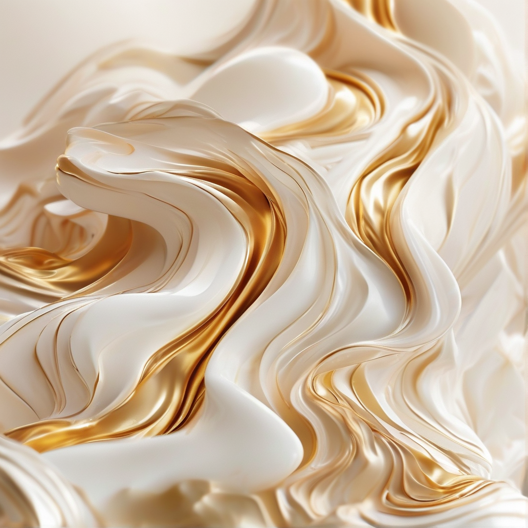 Abstract Liquid Gold Flow