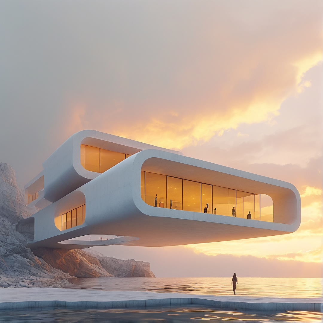 Suspended Coastal Villa