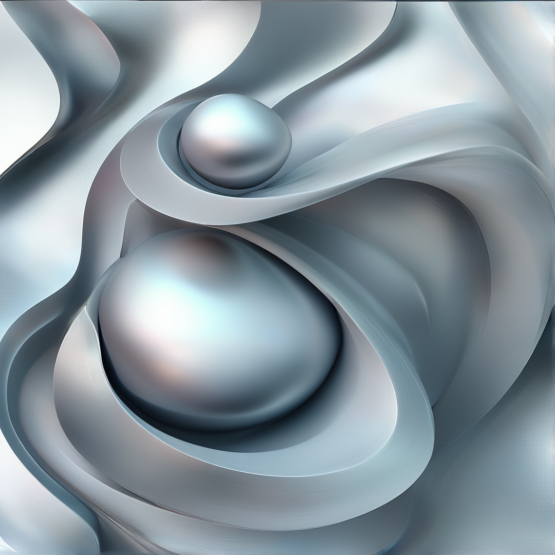 Abstract Silver Forms