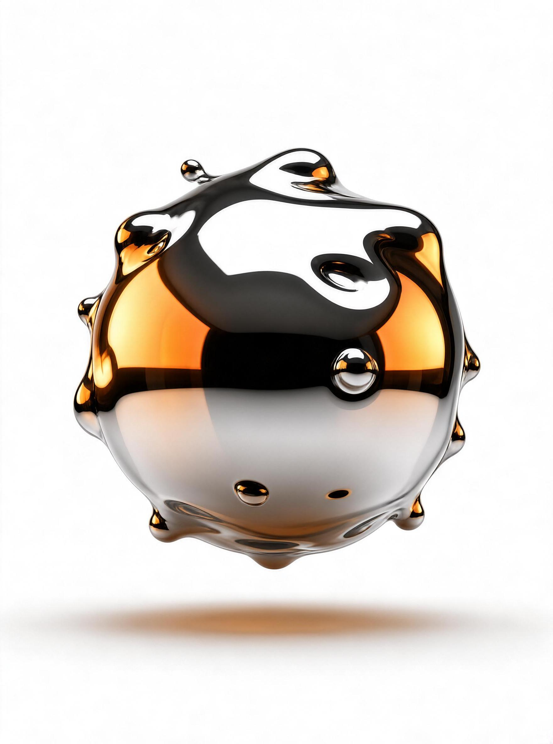Abstract Liquid Metal Sphere