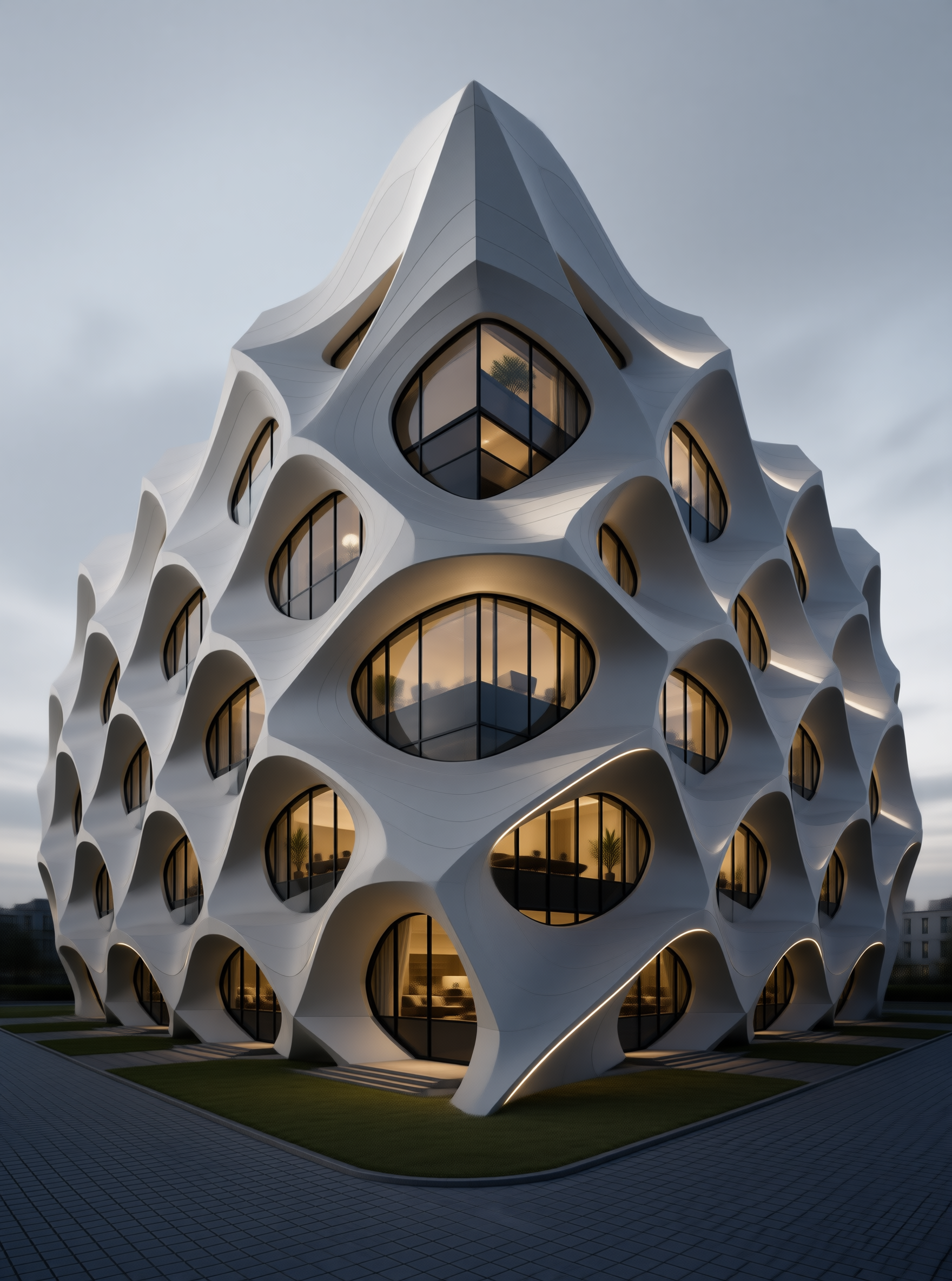 Futuristic Organic Building