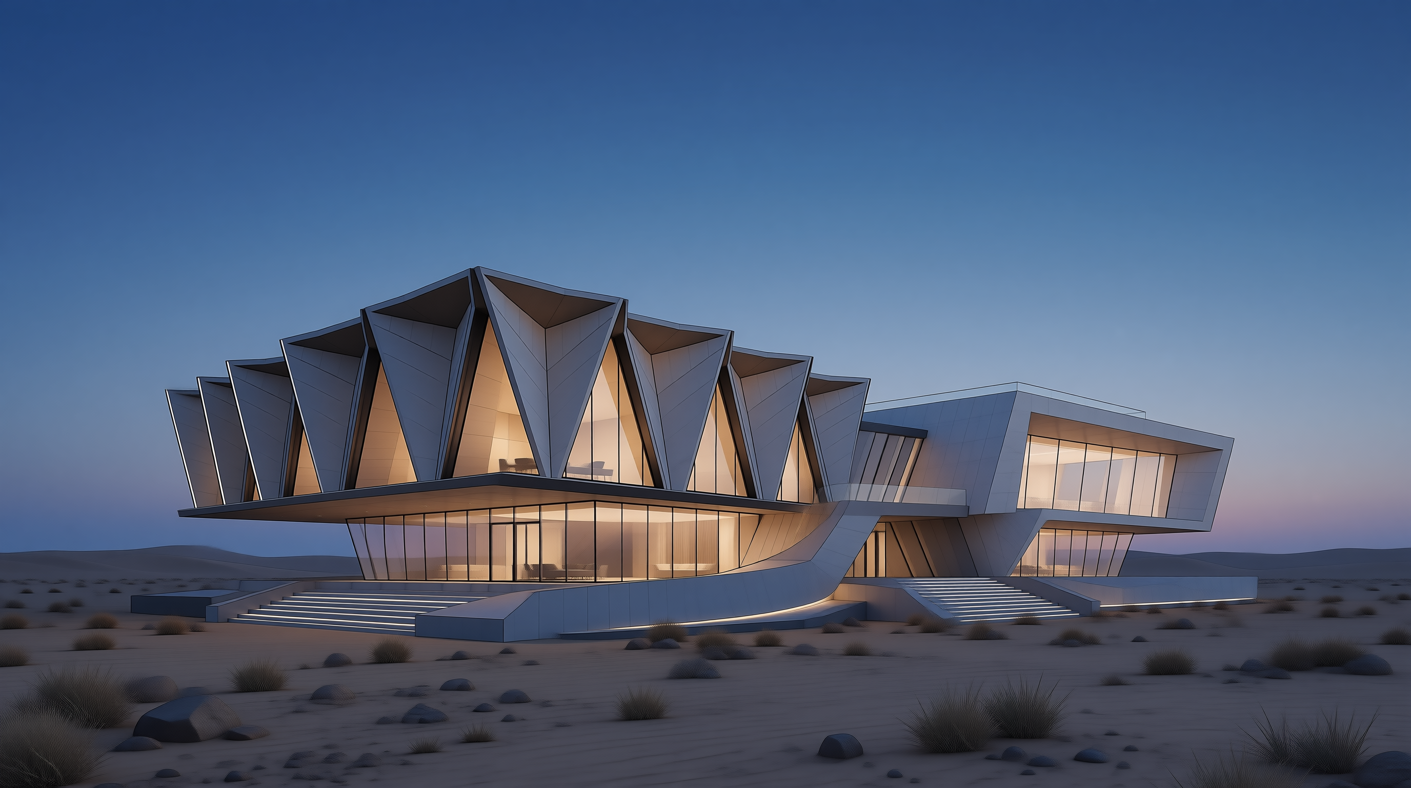 Futuristic Desert Villa