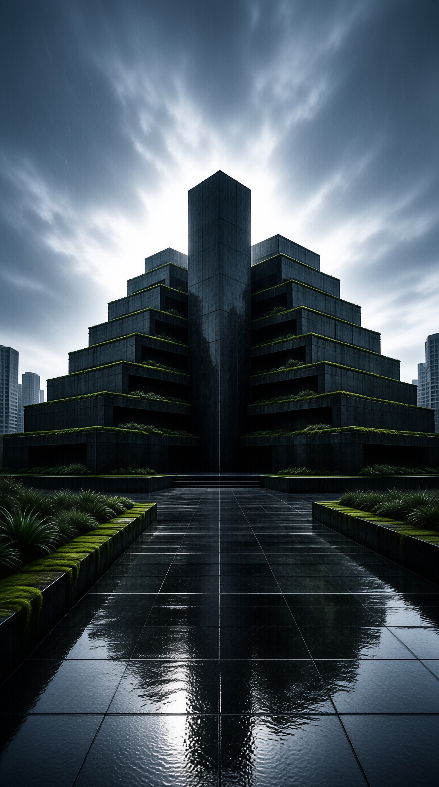 Futuristic Dark Architecture