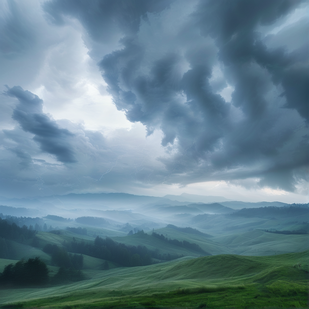 Storm Over Misty Hills