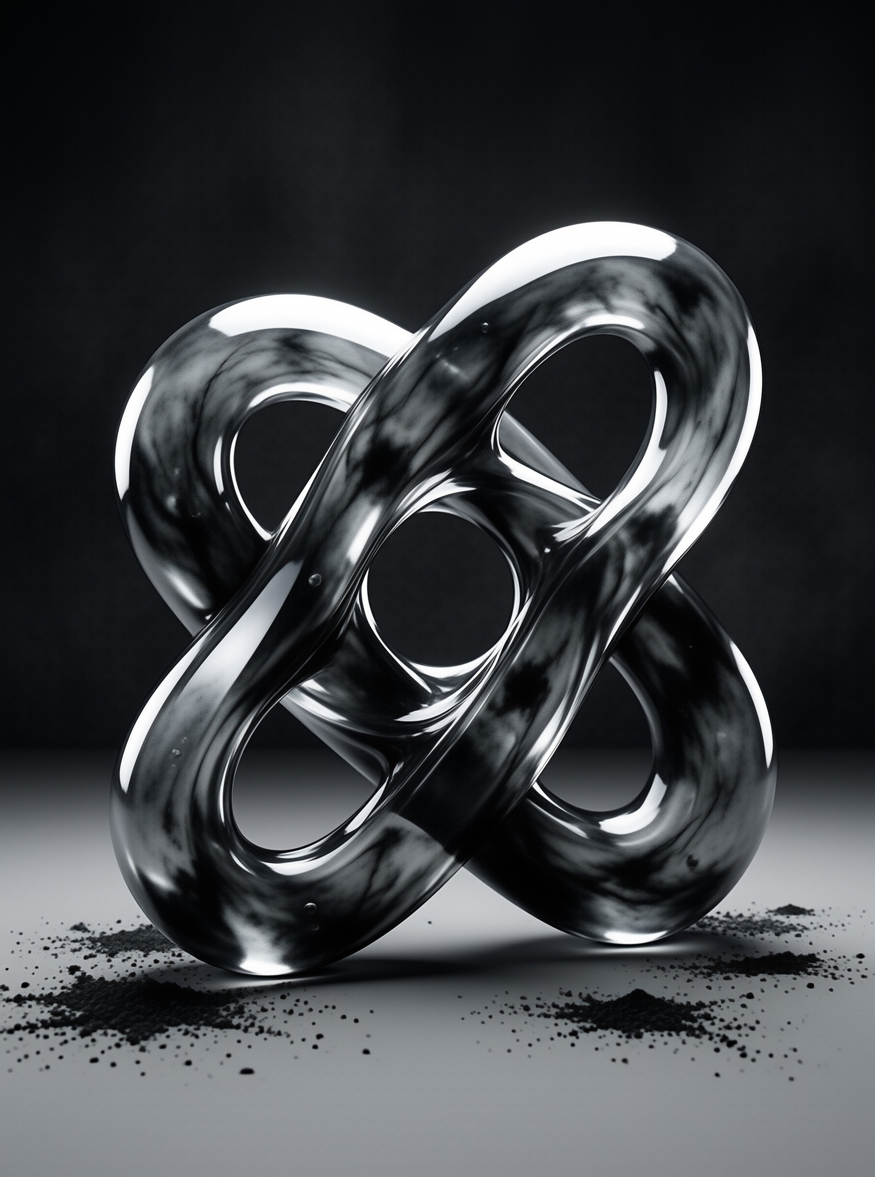 Abstract Metallic Sculpture