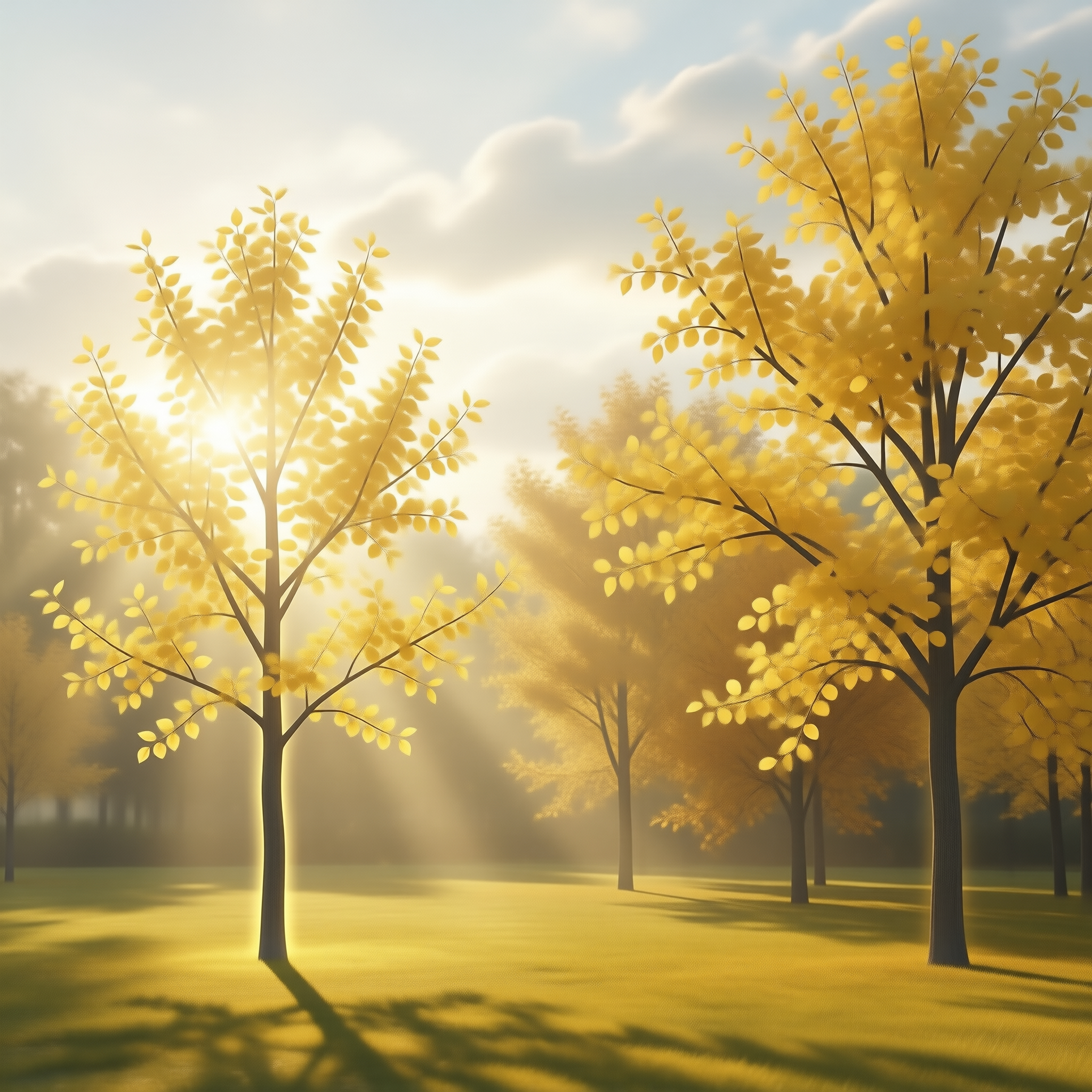 Golden Autumn Sunrise