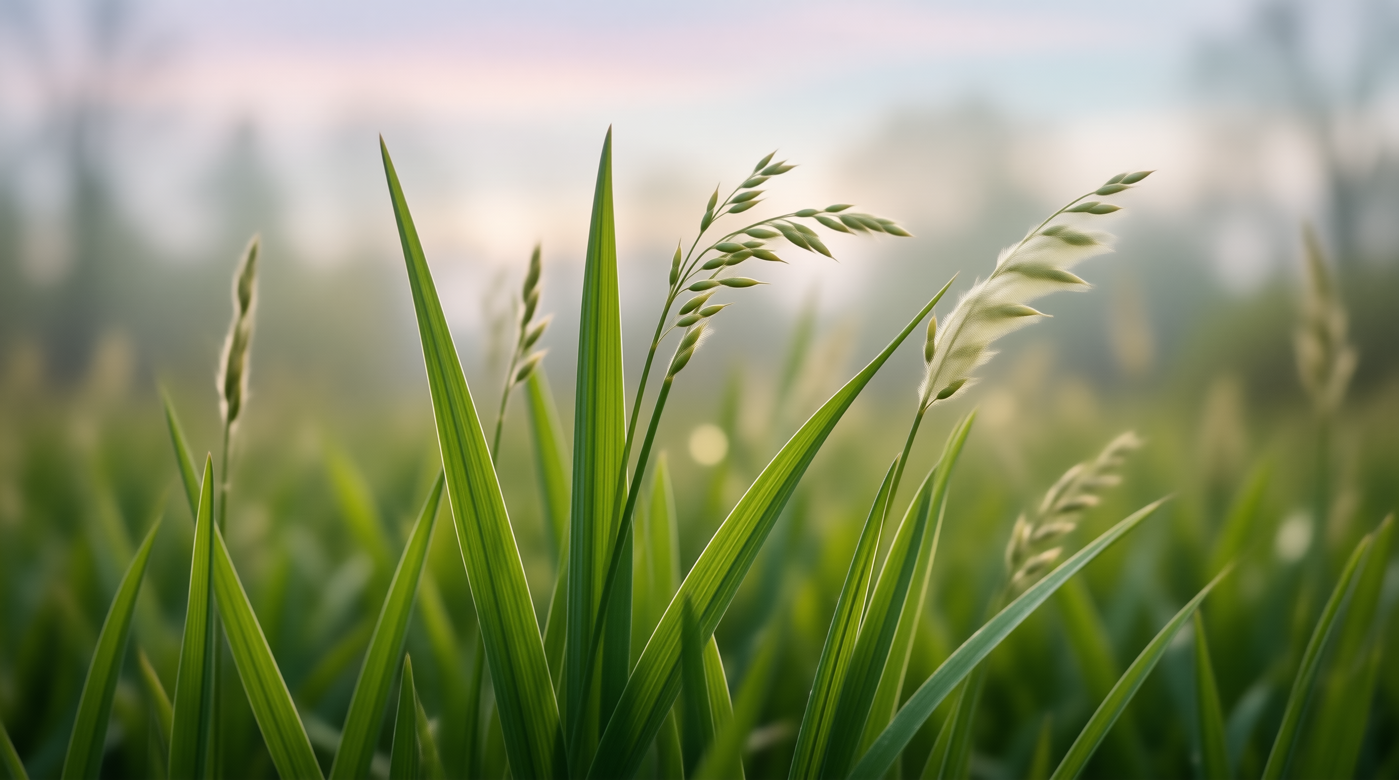 Green Grass Close Up