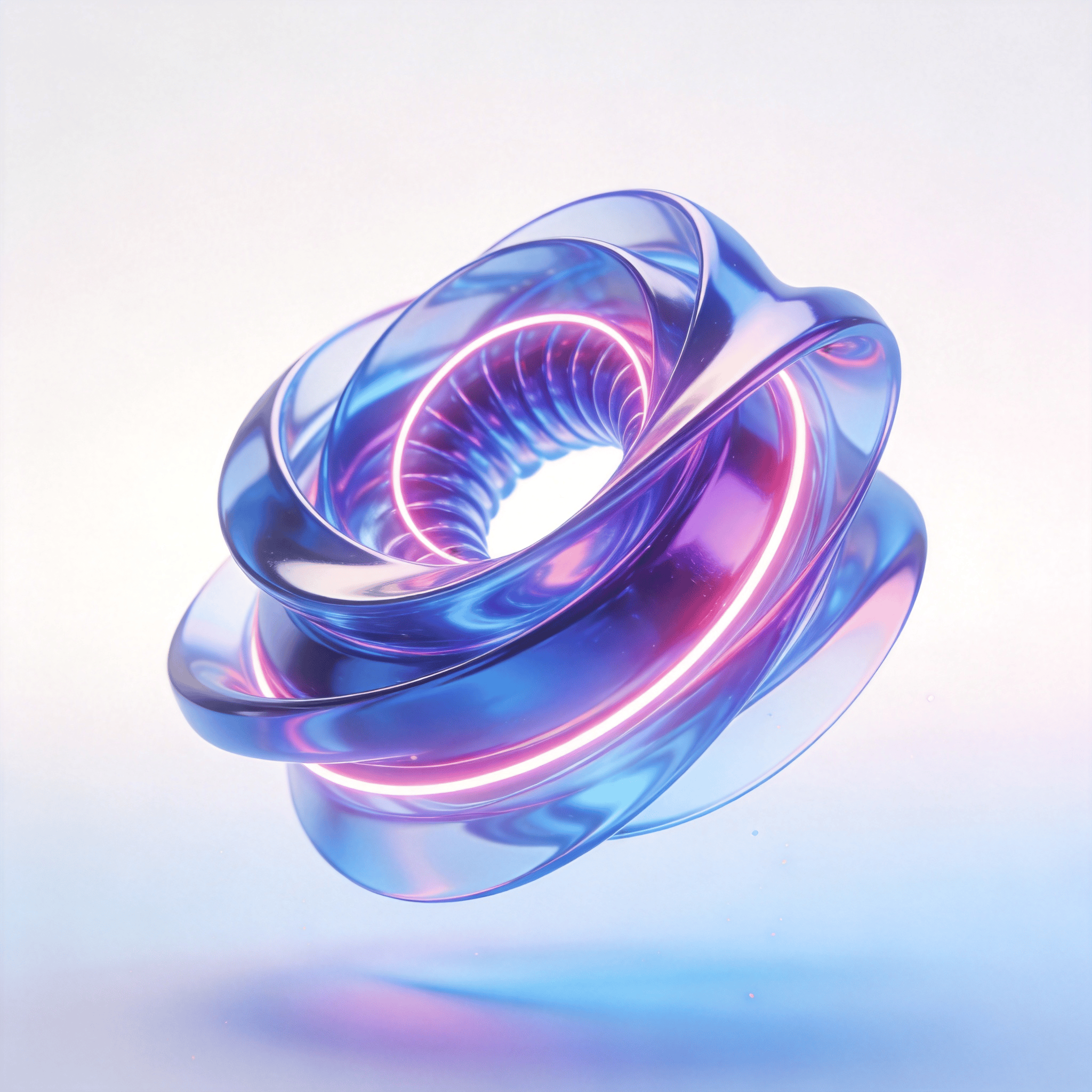 Helix Neon-lit Ethereal Study