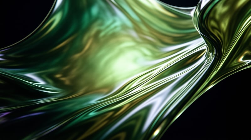 Metallic Green Flow