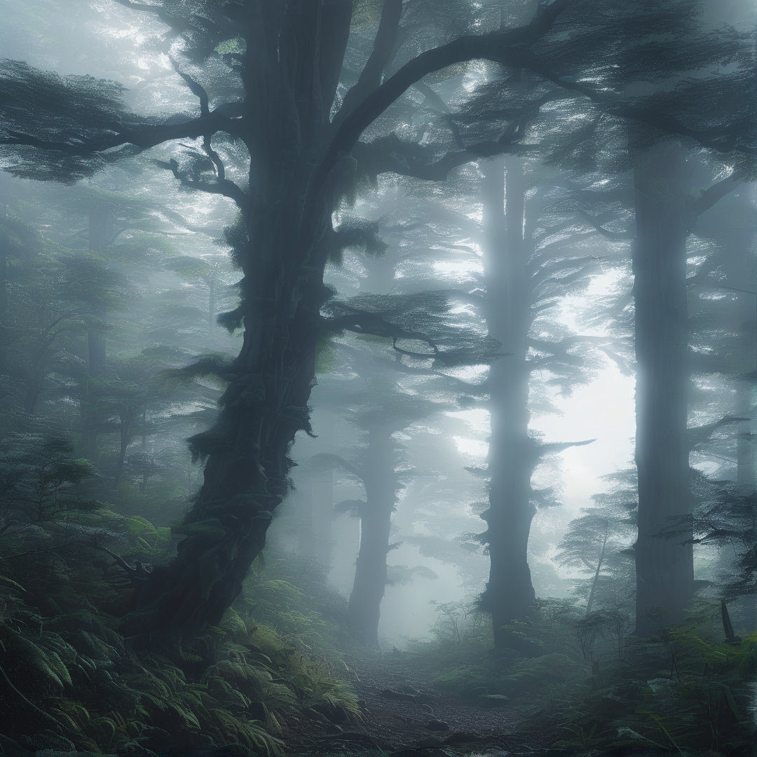 Misty Ancient Forest