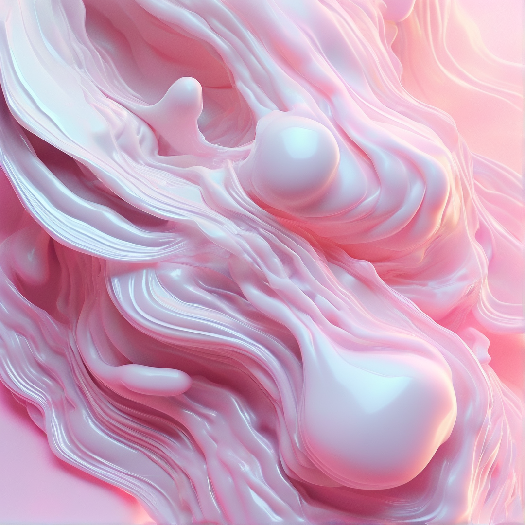 Abstract Pink Fluid Texture