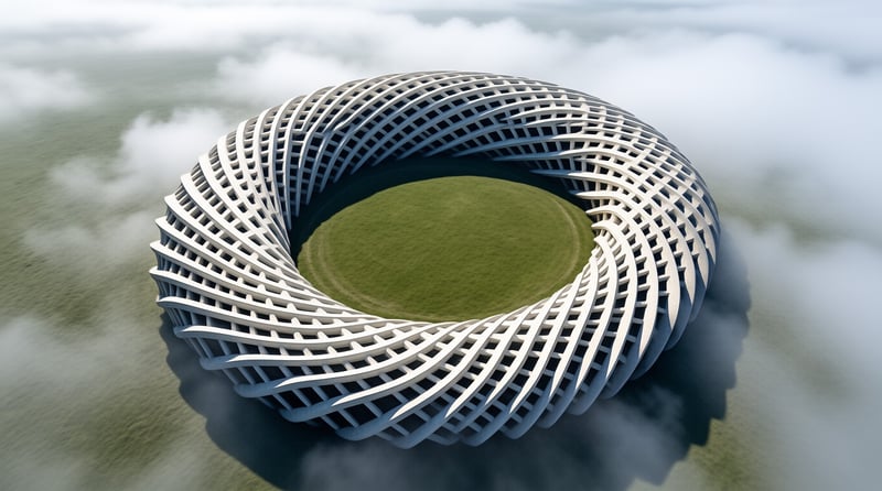 Futuristic Circular Building
