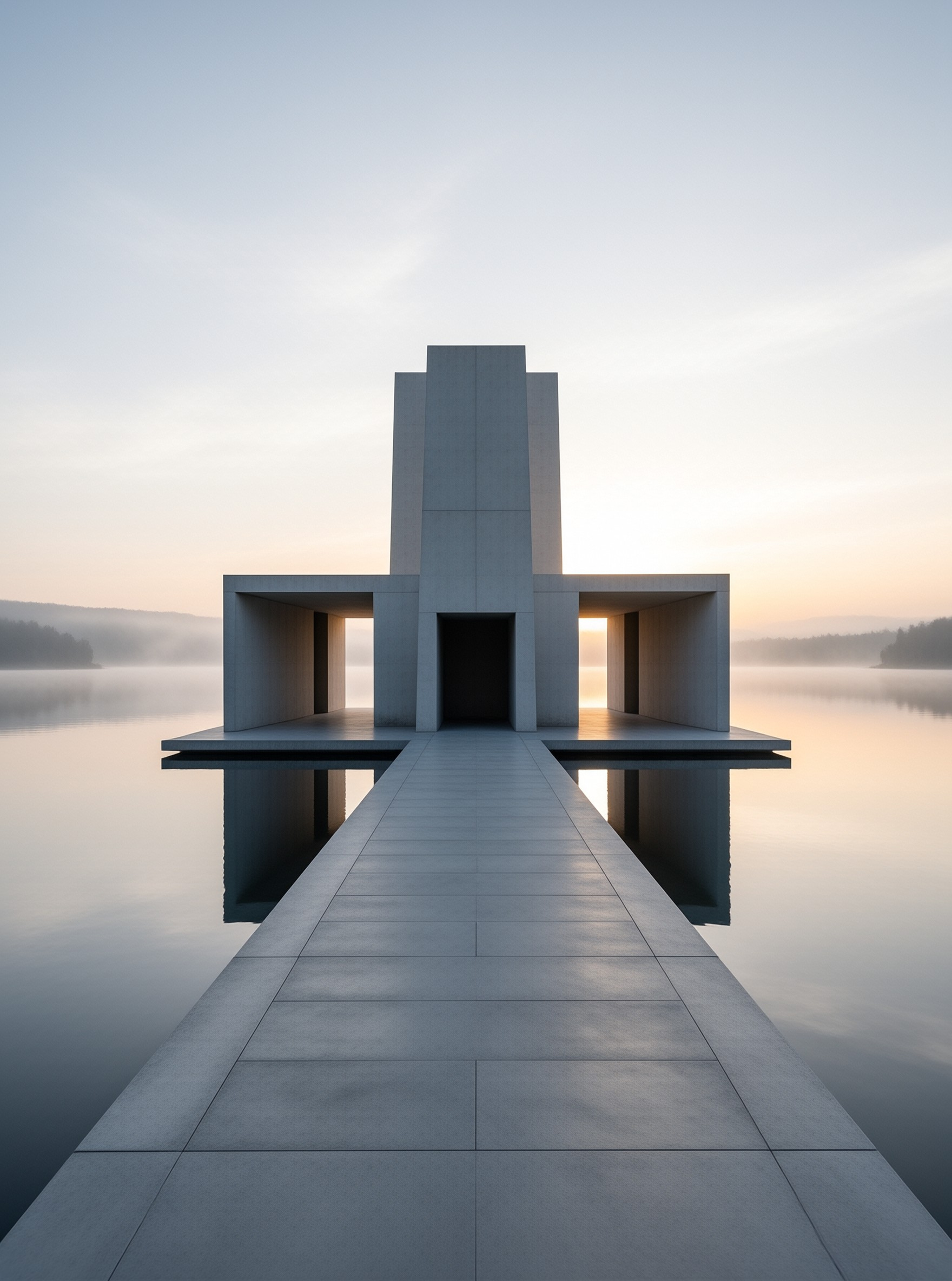 Minimalist Water Pavilion