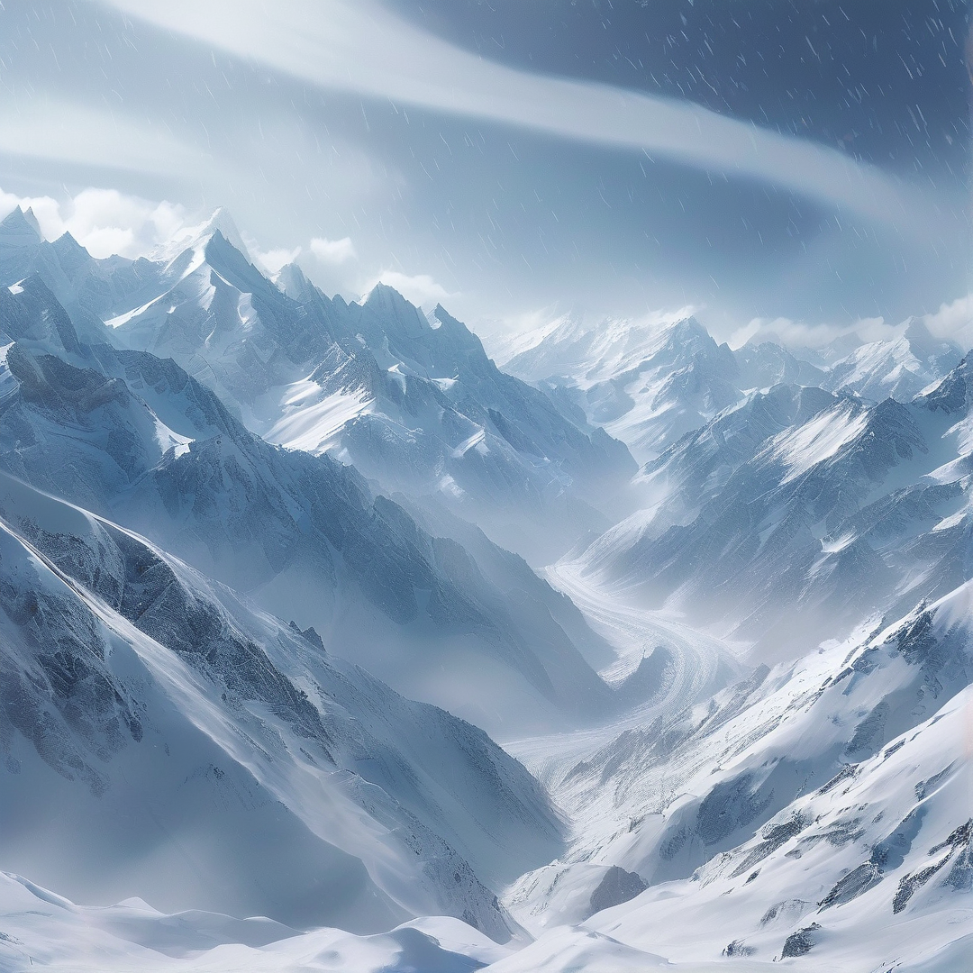 Majestic Snow Mountains