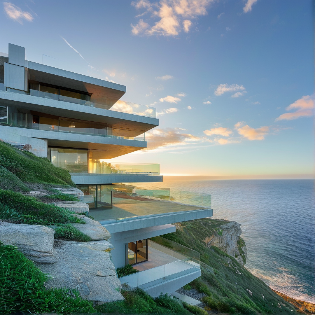 Modern Cliffside Villa