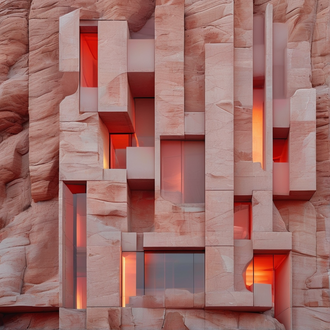 Rock-Cut Modern Architecture