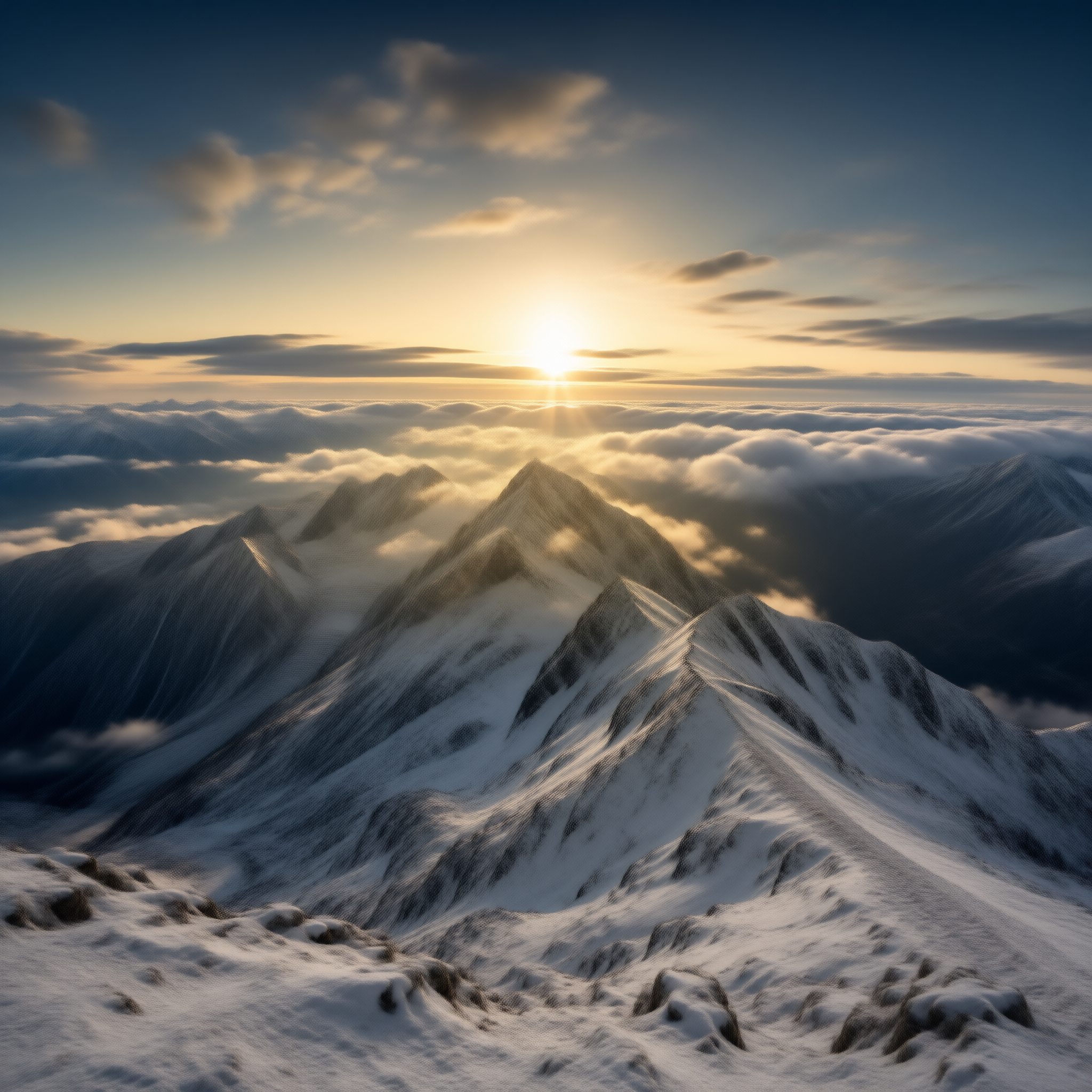 Alpine Sunrise Landscape