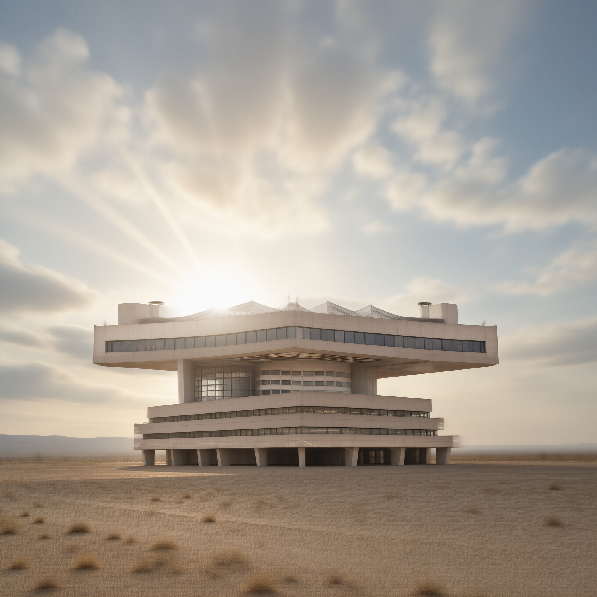 Futuristic Desert Building