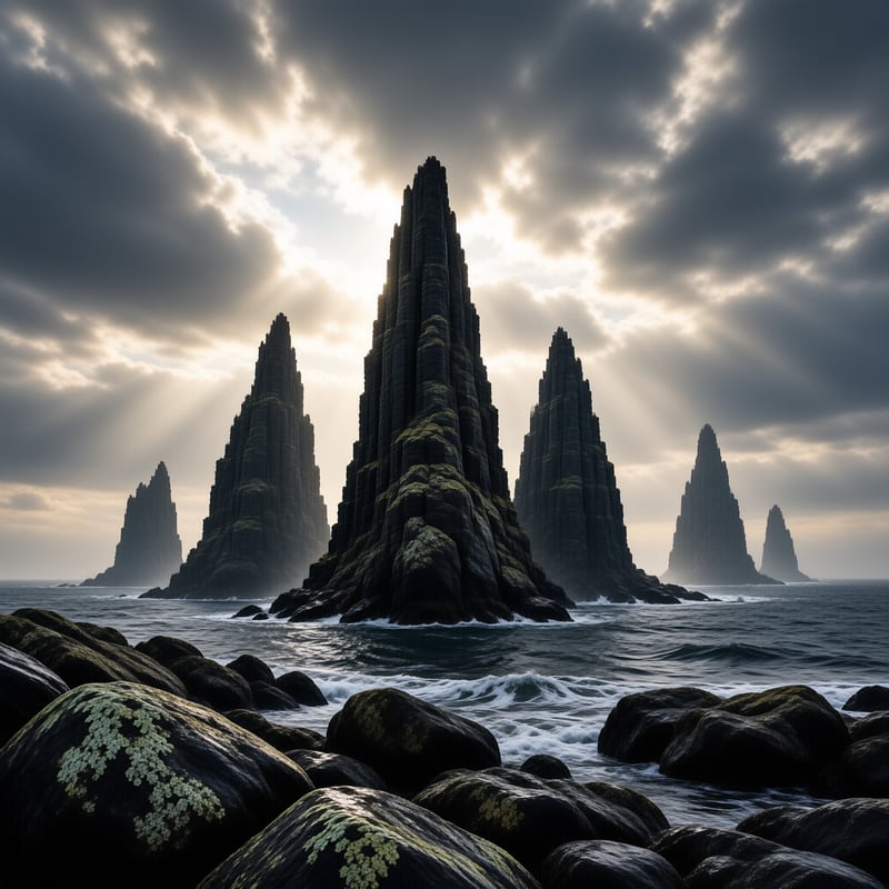 Dramatic Sea Stacks