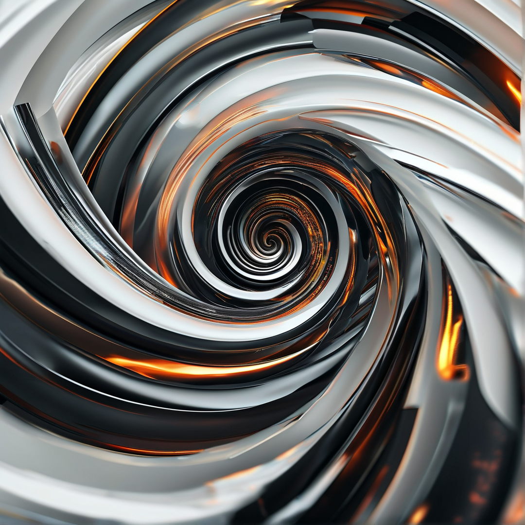 Abstract Metallic Vortex