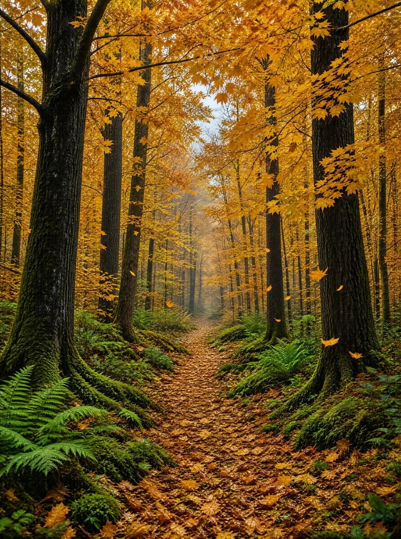 Autumn Forest Path