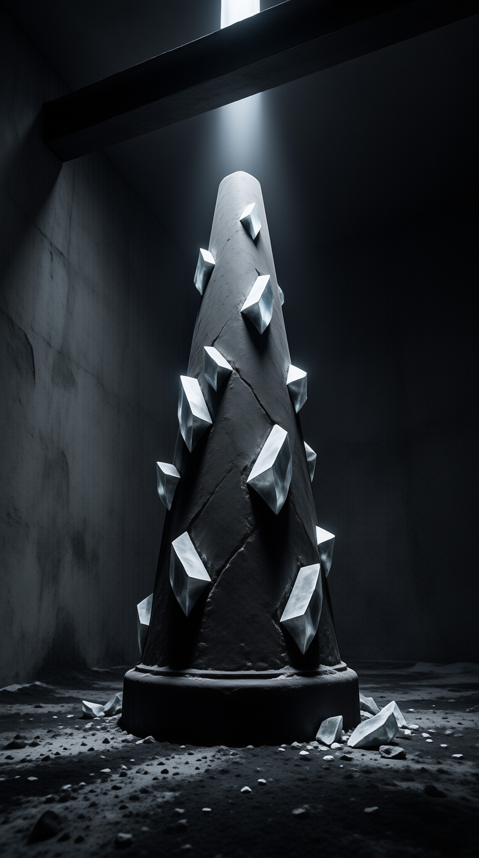 Illuminated Crystal Monolith
