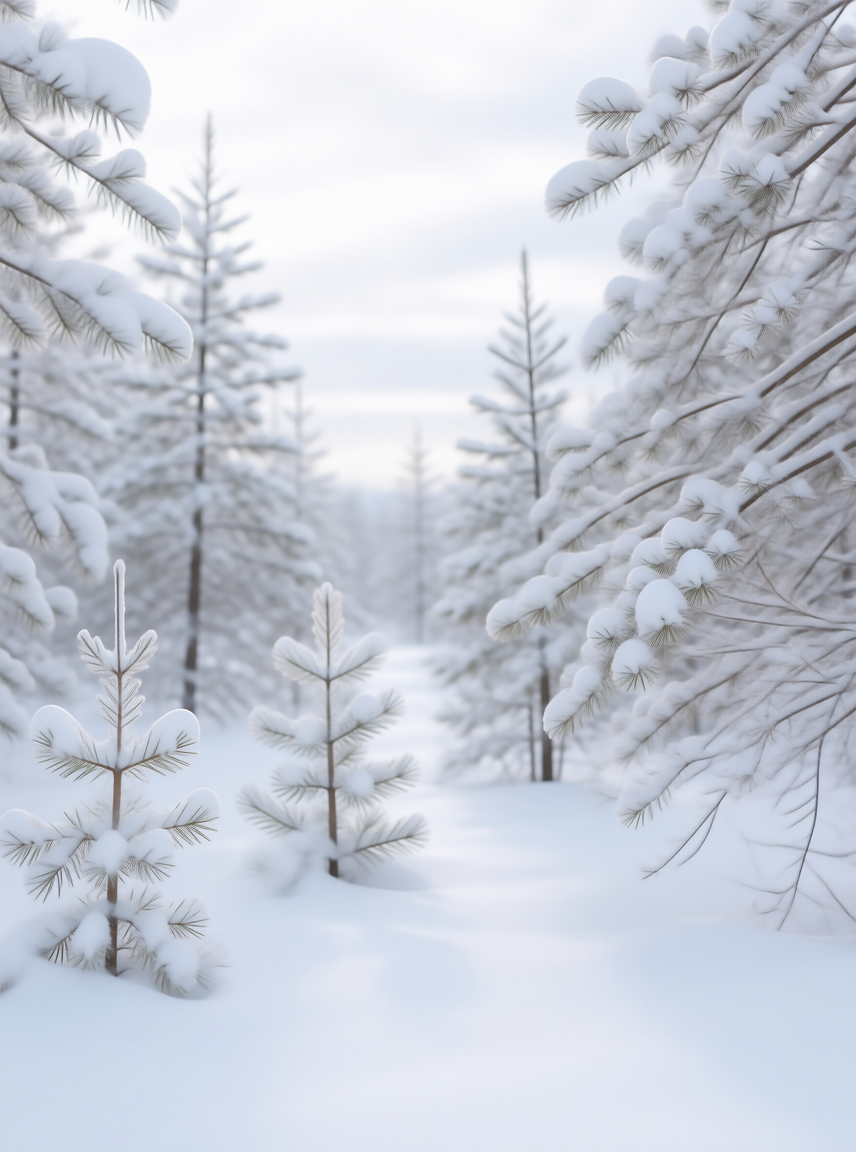 Snowy Winter Forest
