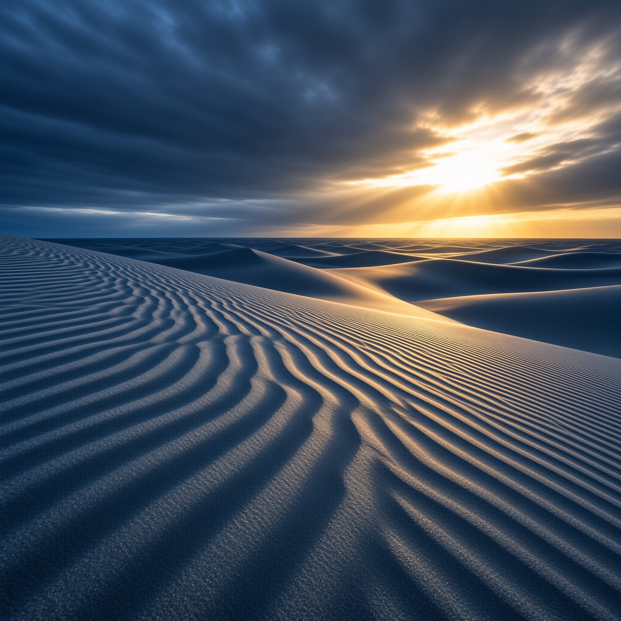 Desert Dunes at Sunset