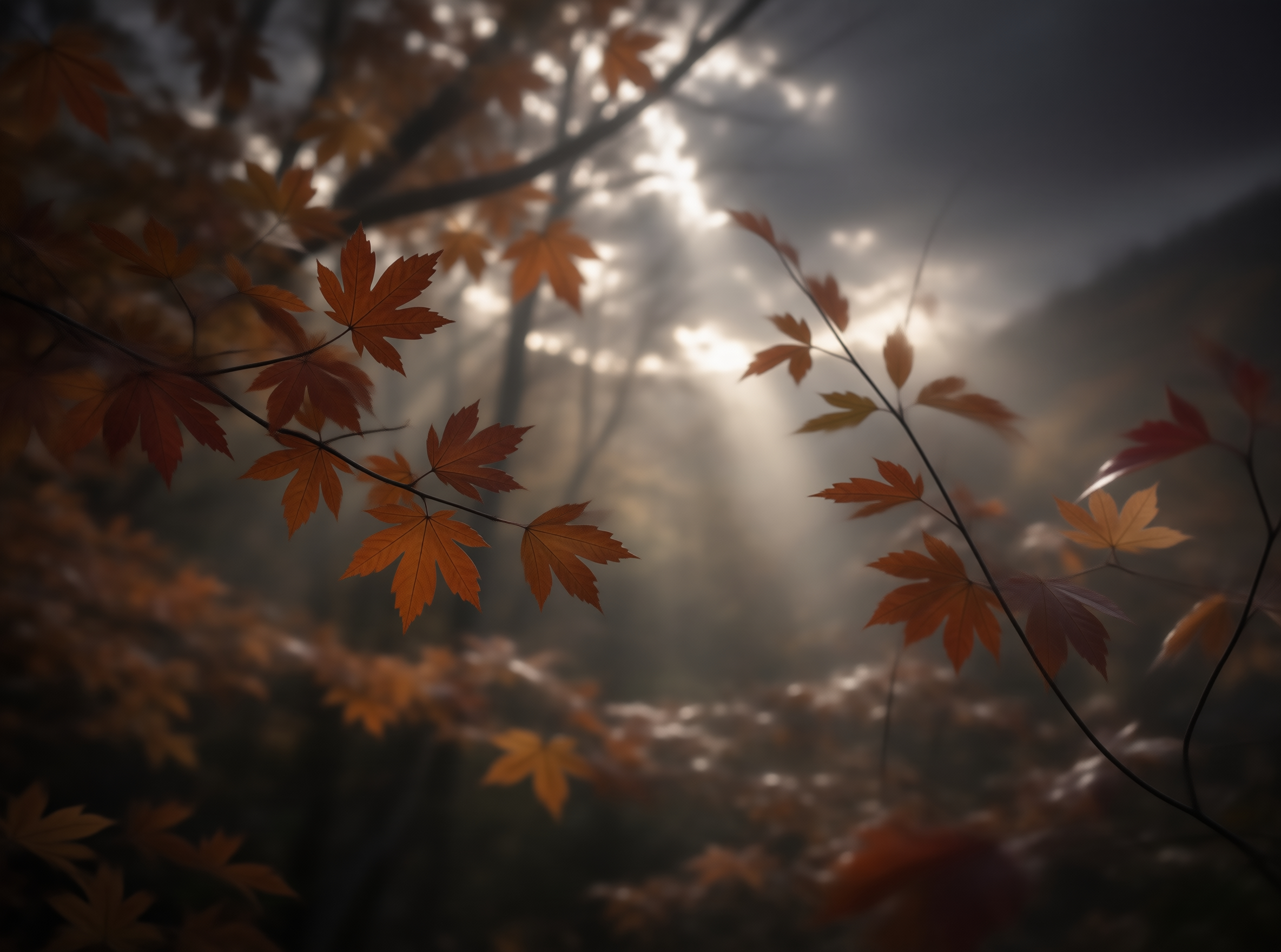 Autumn Forest Sunrise