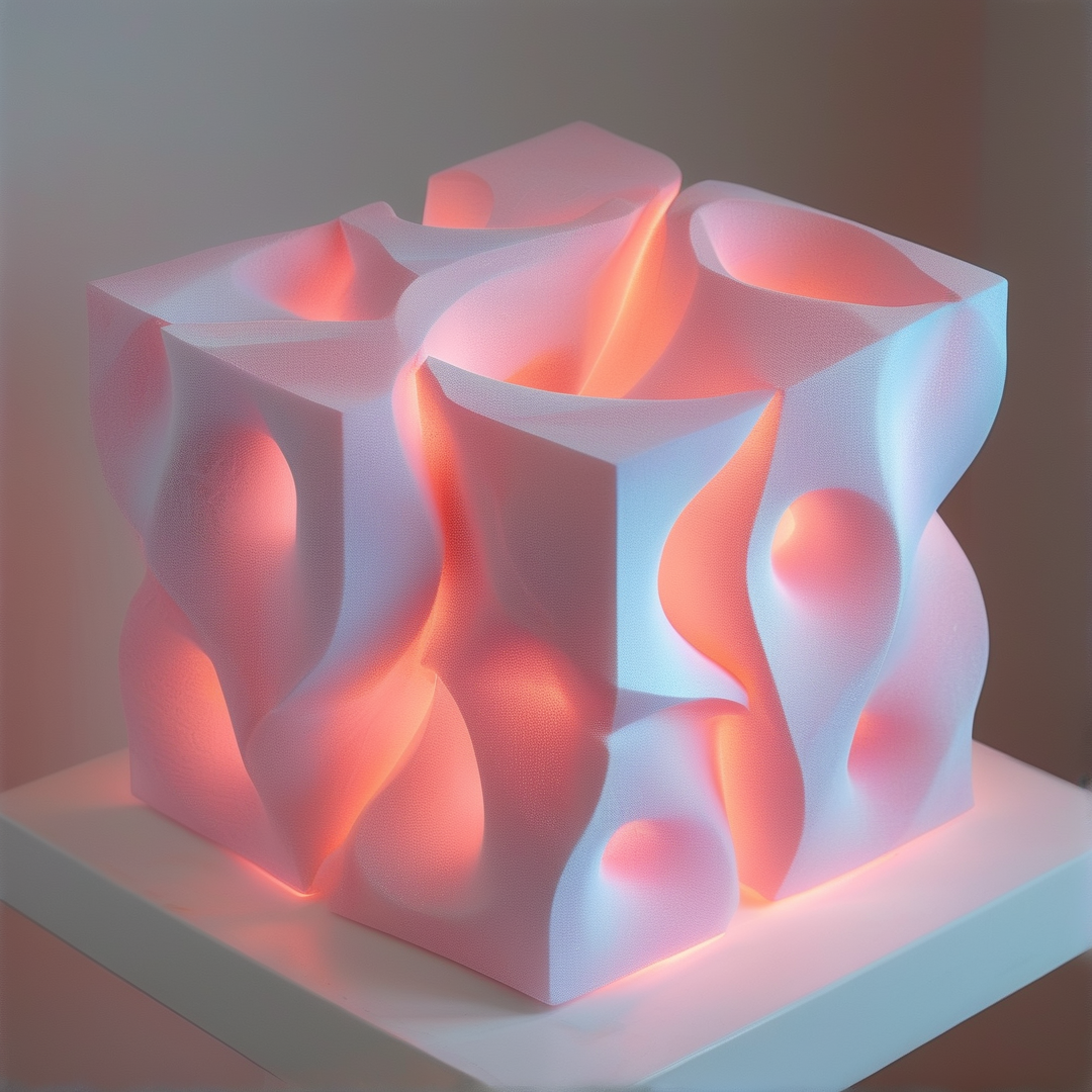 Glowing Organic Cube