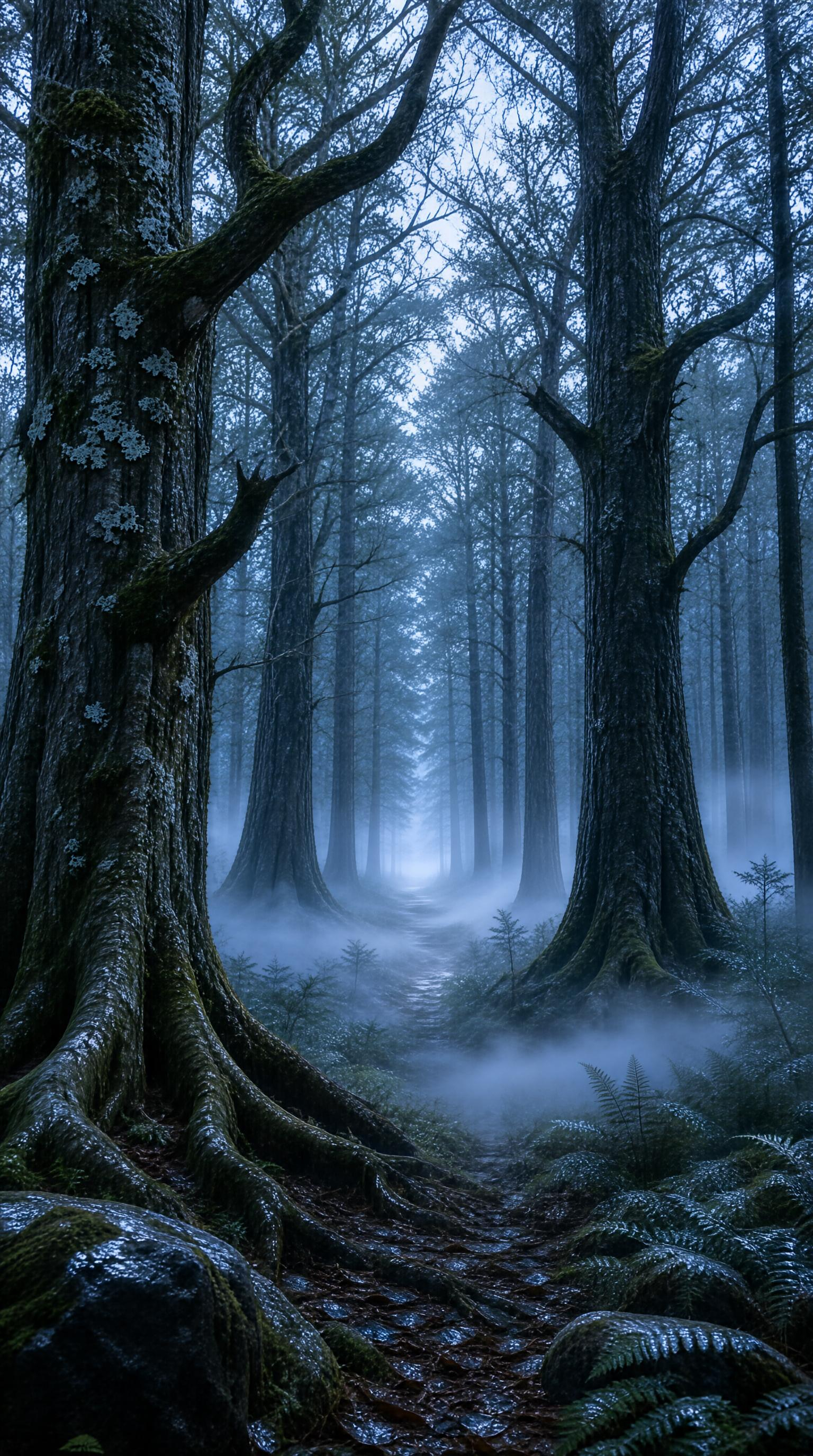 Misty Ancient Forest