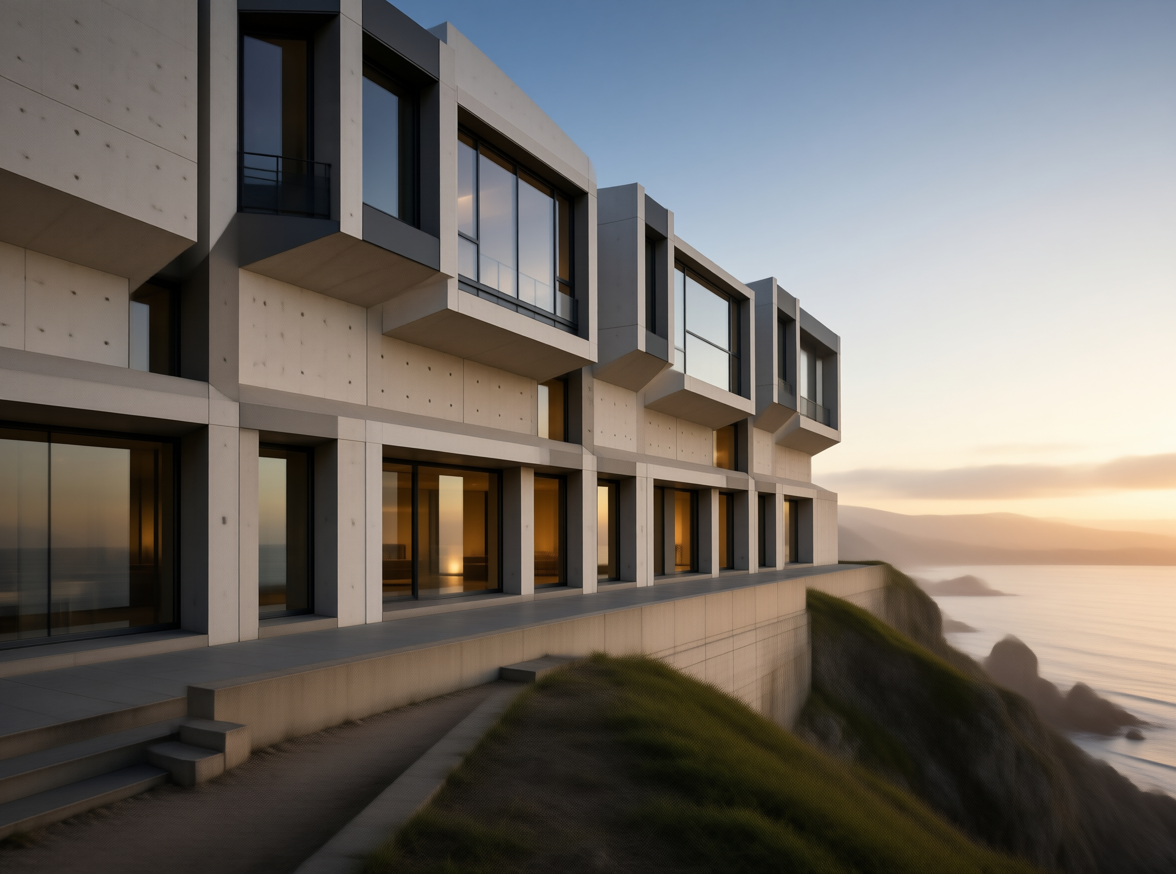 Modern Cliffside Architecture