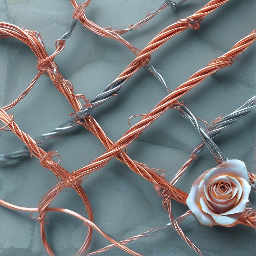 Wire Art with Rose
