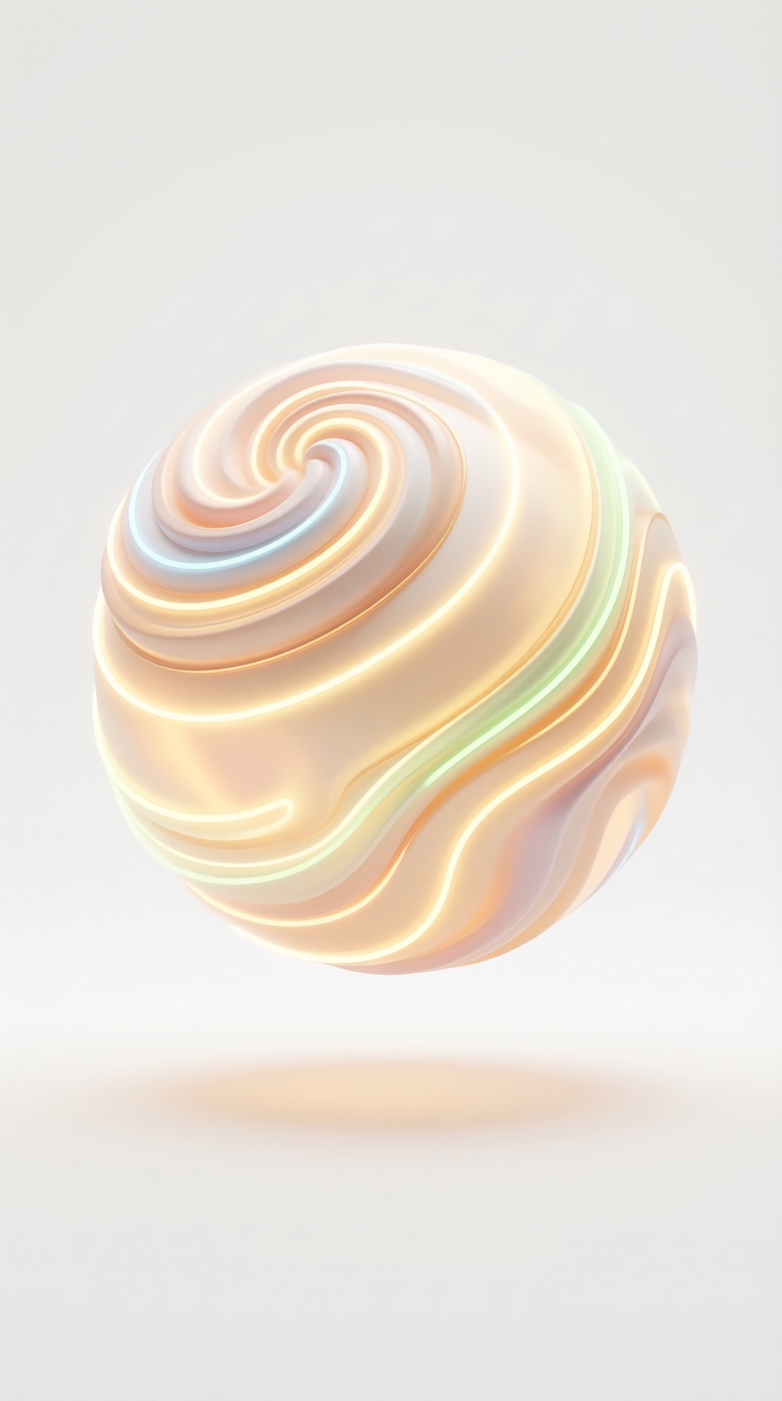 Swirling Pastel Sphere