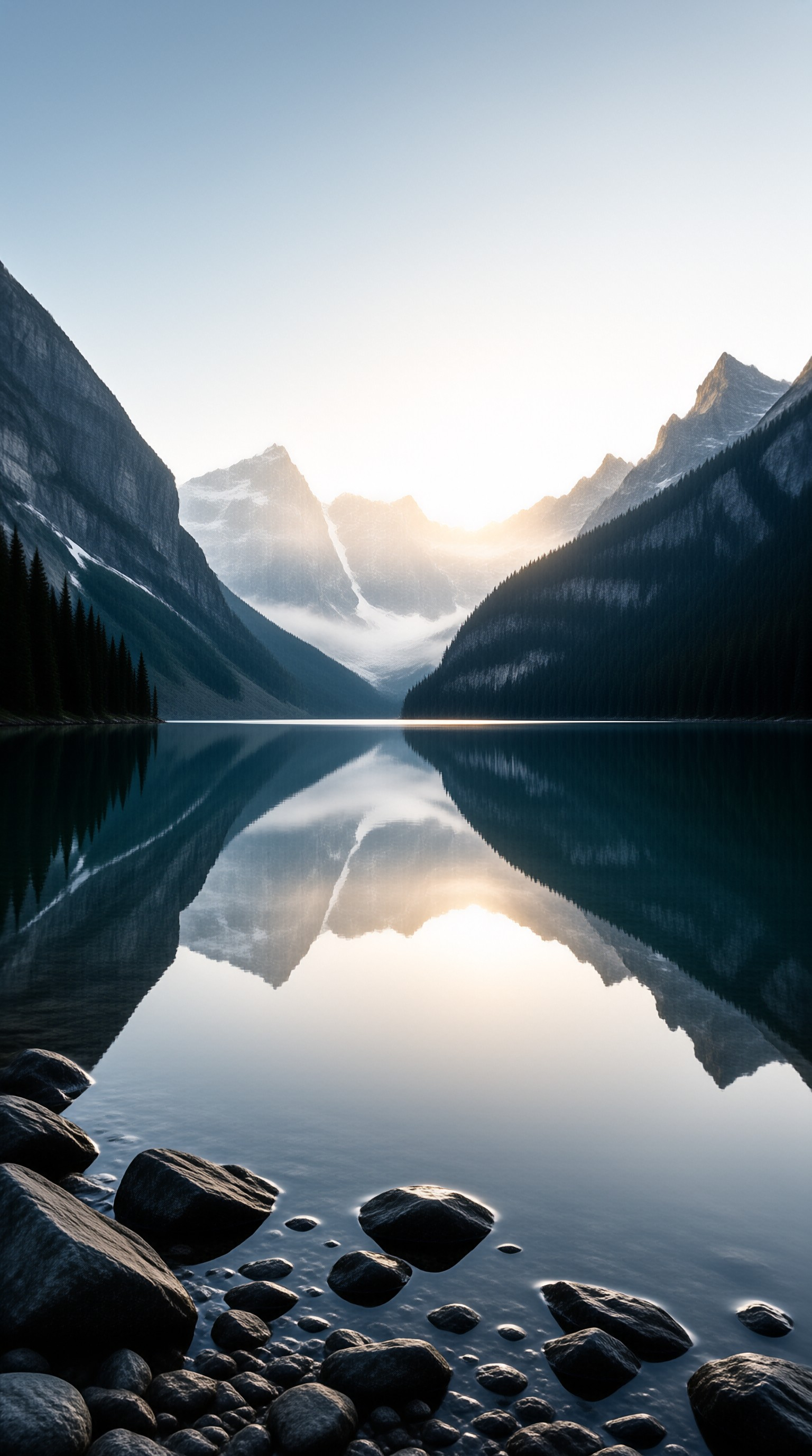 Mountain Lake Reflection