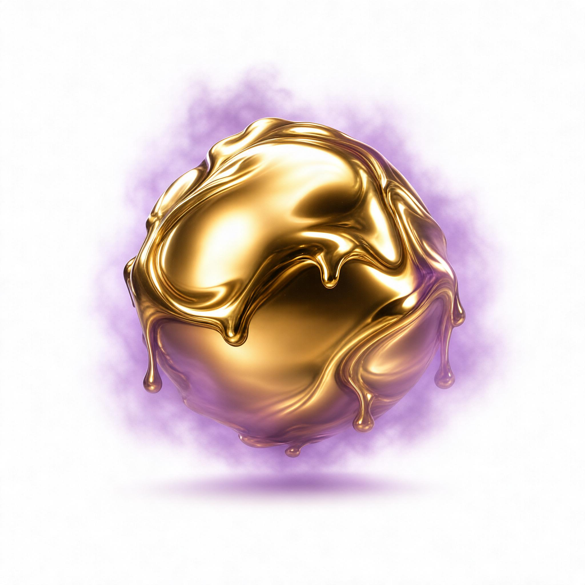 Golden Melting Sphere