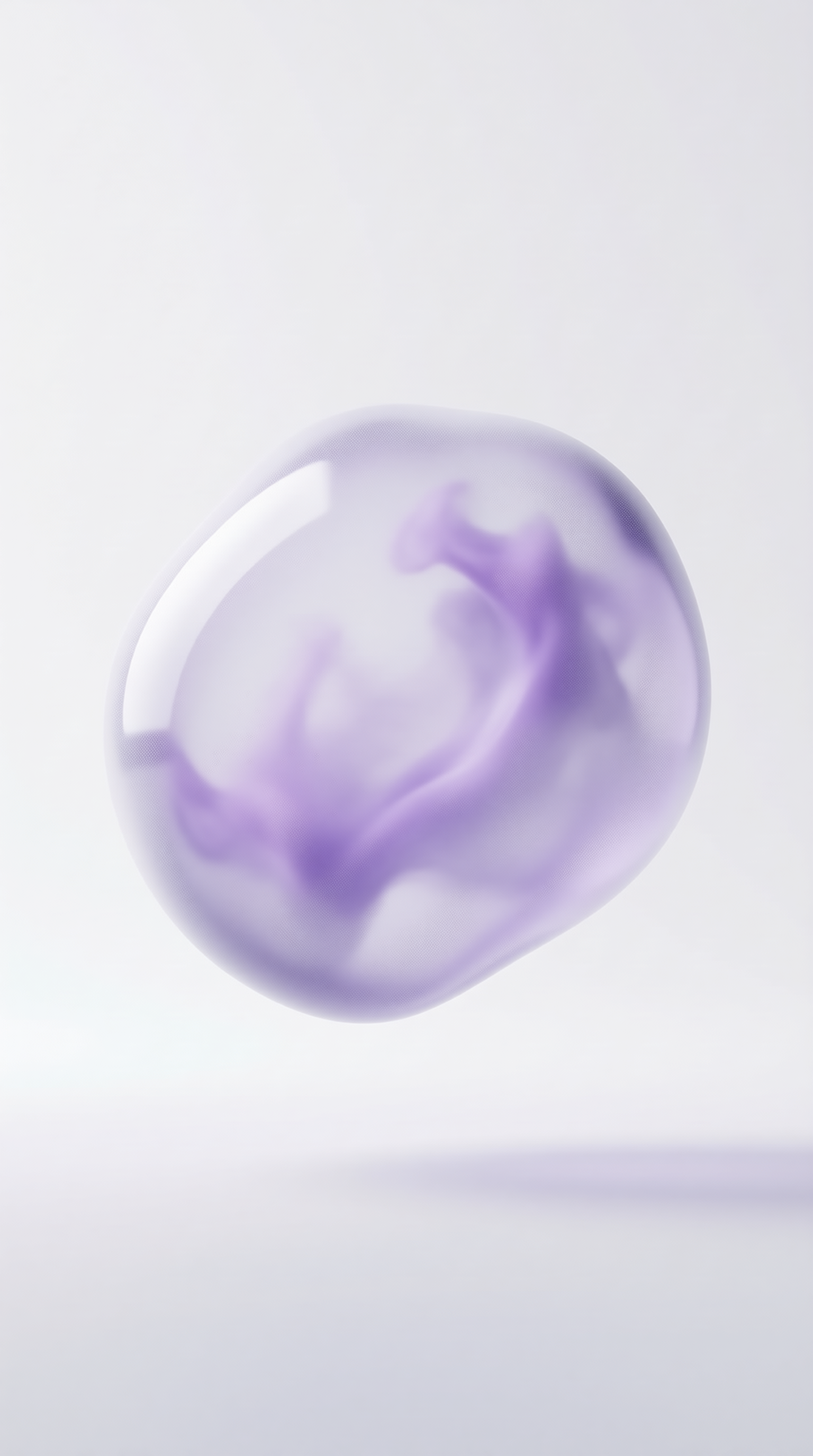 Floating Purple Sphere