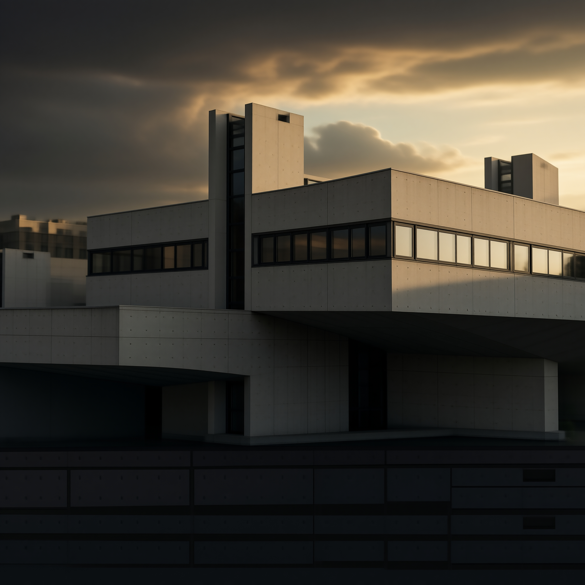 Modern Concrete Building
