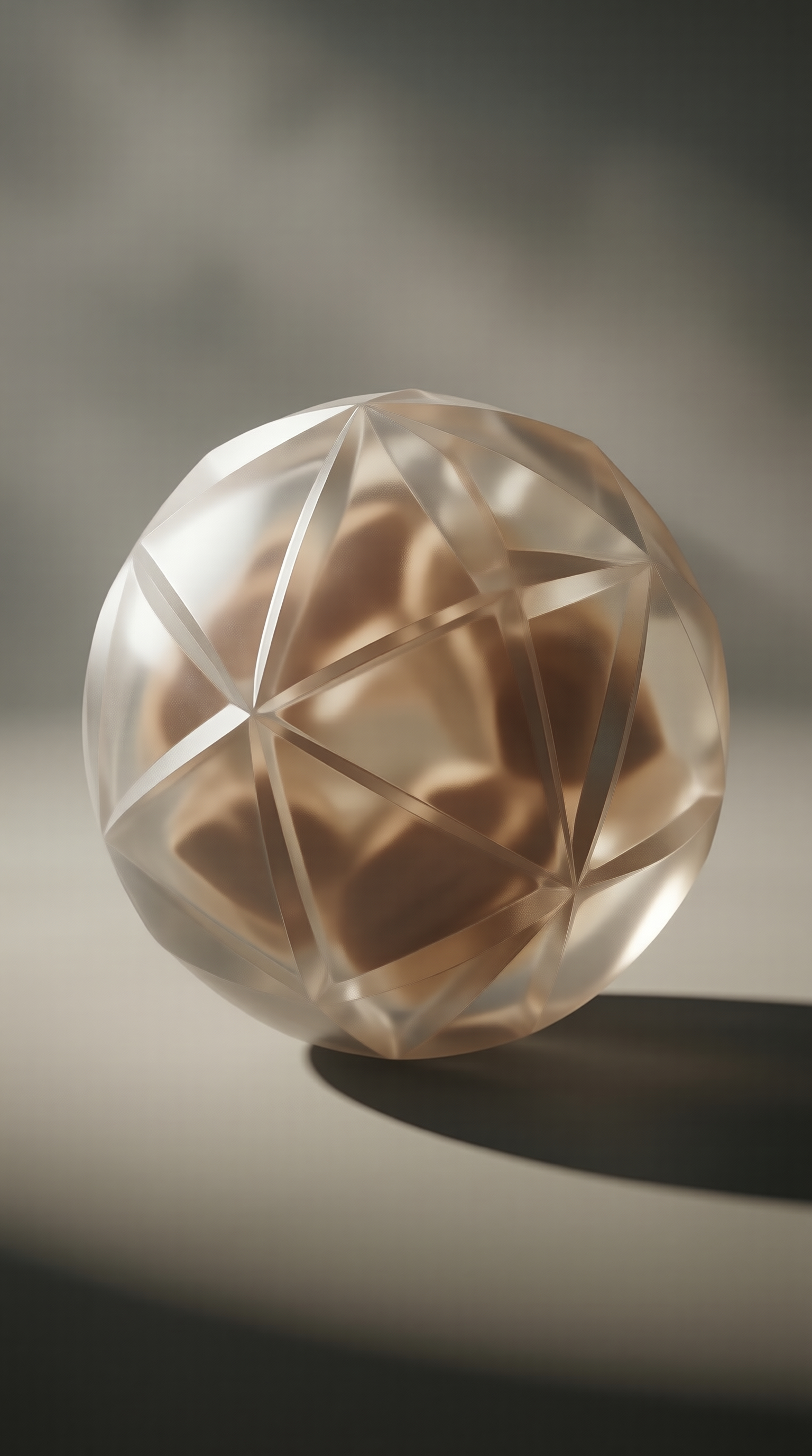 Faceted Crystal Sphere