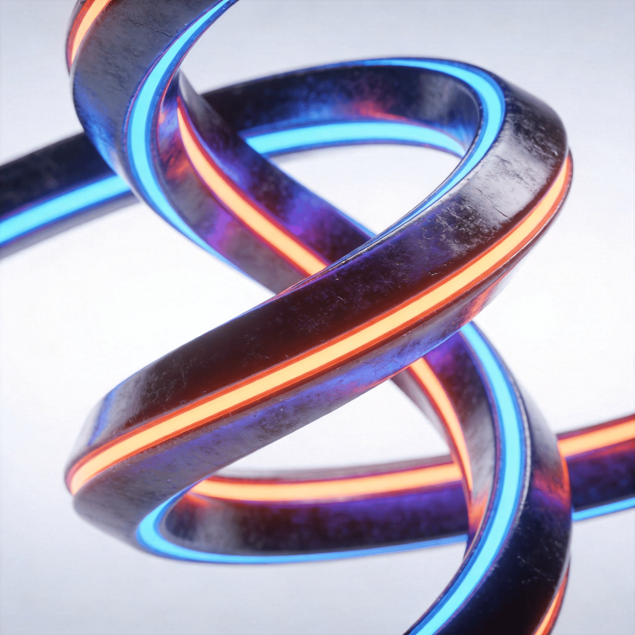 Mobius strip, Neon Study