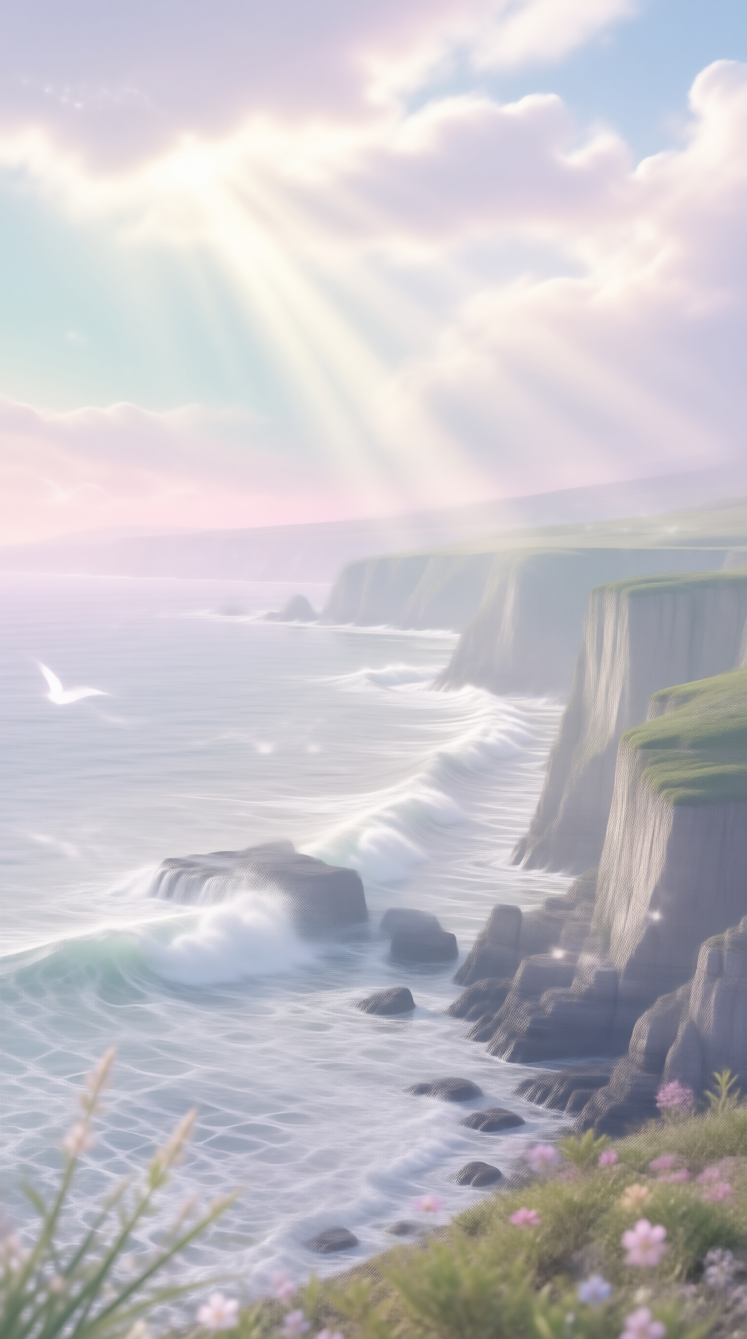 Serene Coastal Cliffs