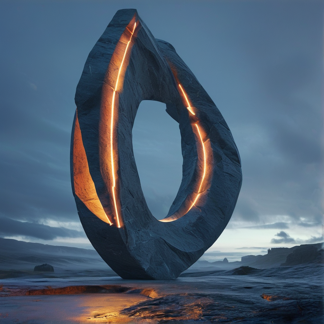 Glowing Stone Monolith