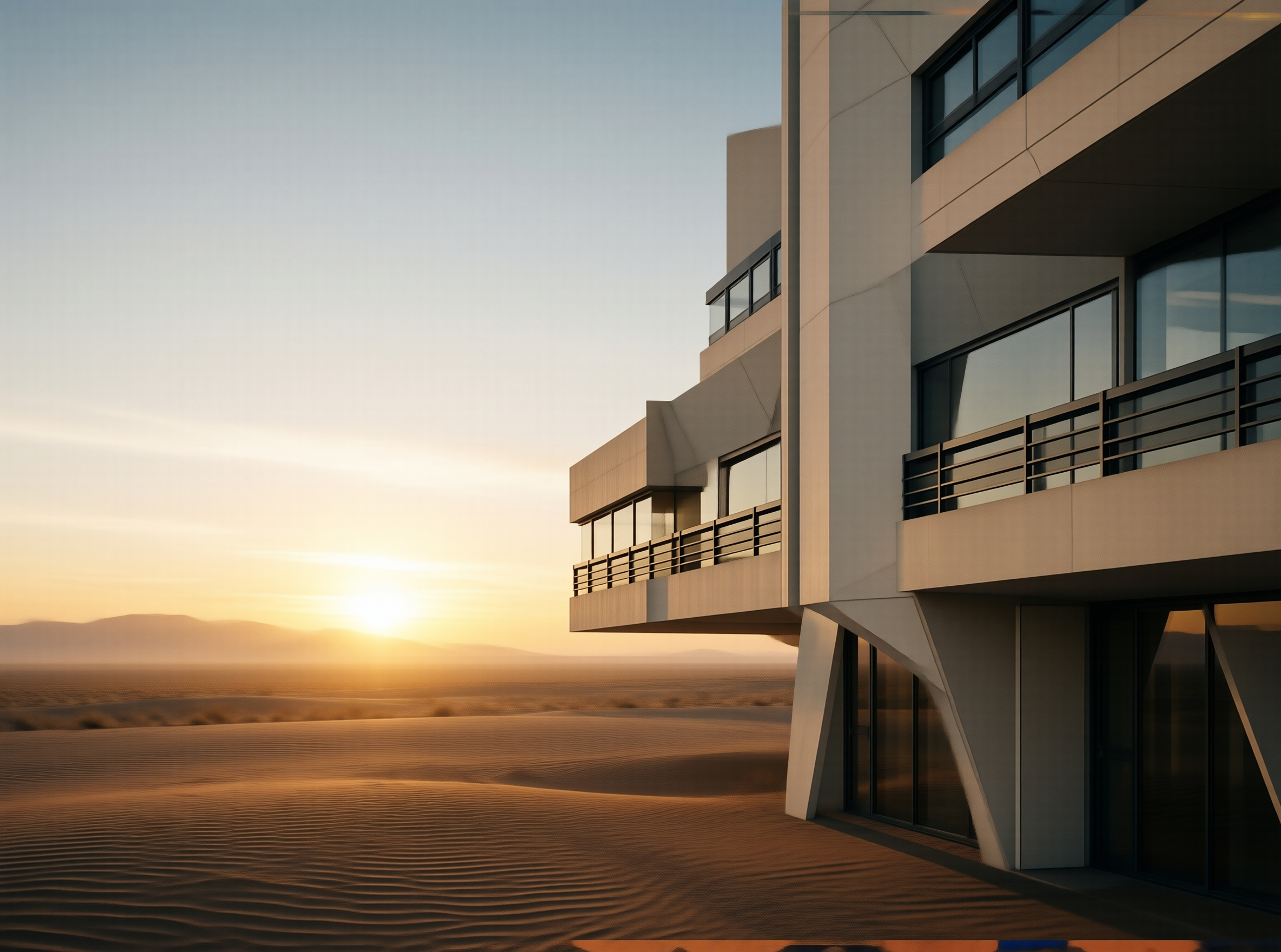 Modern Desert Building