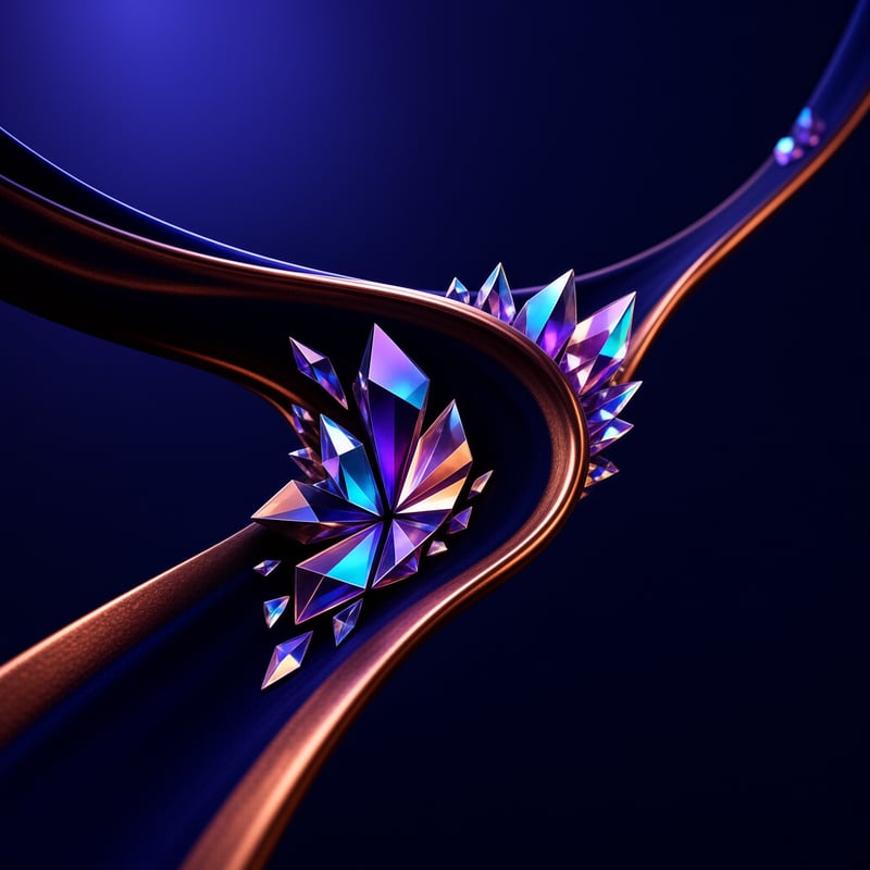 Iridescent Crystal Curve