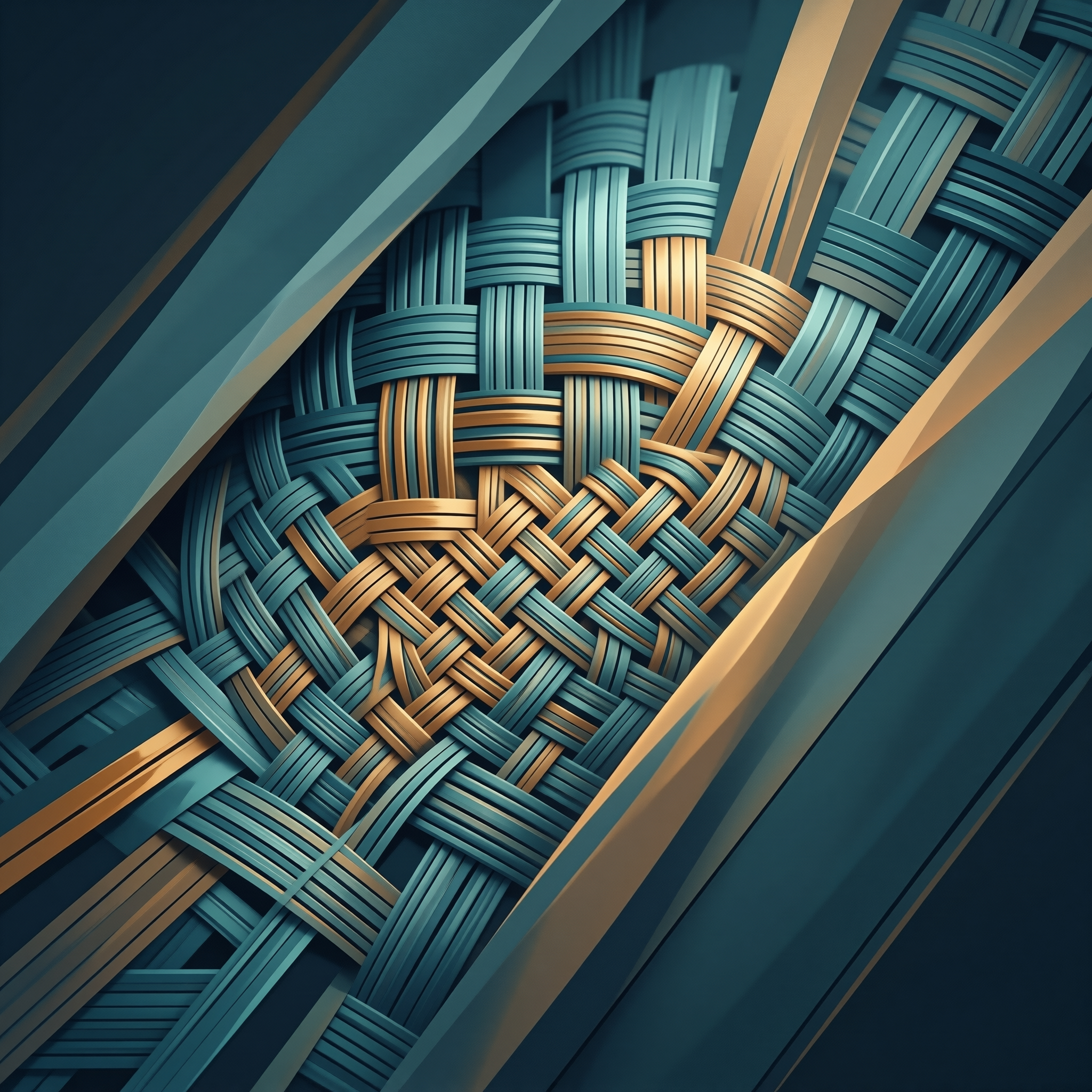 Abstract Woven Pattern