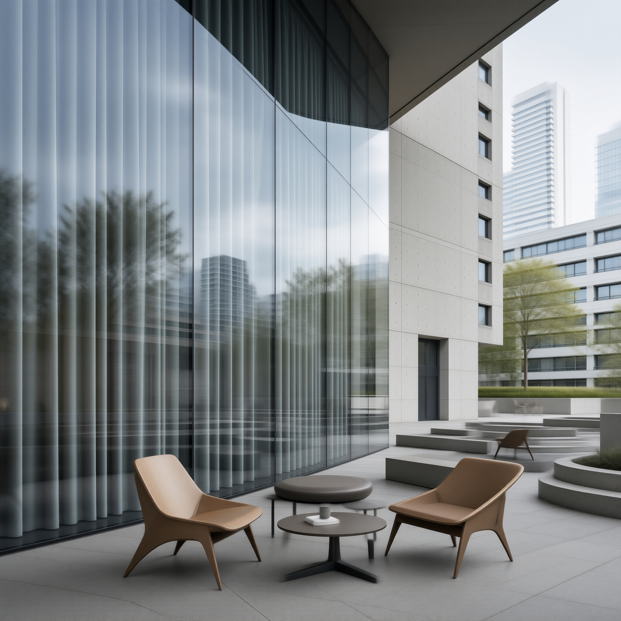 Modern Outdoor Lounge Area