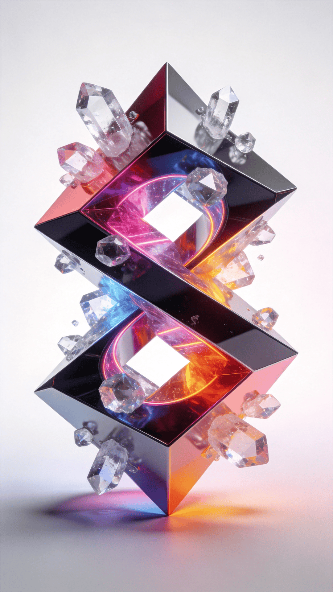 Crystal, Neon Impossible Shape