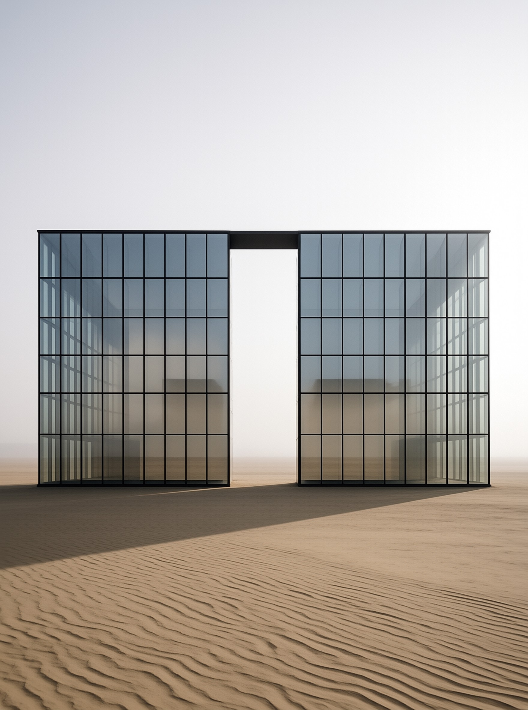 Glass Portal in Desert