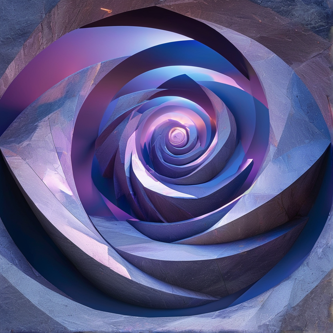 Blue Spiral Aperture Design