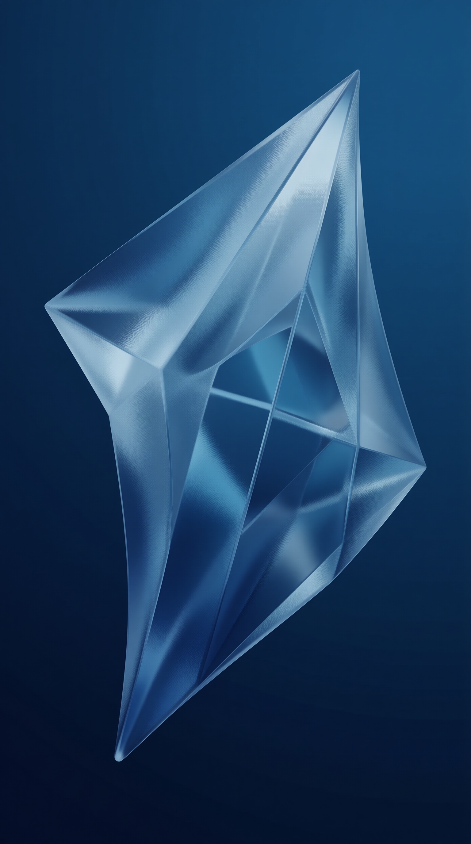 Abstract Blue Geometry